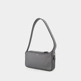 活希源 Courreges One Racer Hobo Bag 水泥灰光面牛皮手提包单肩