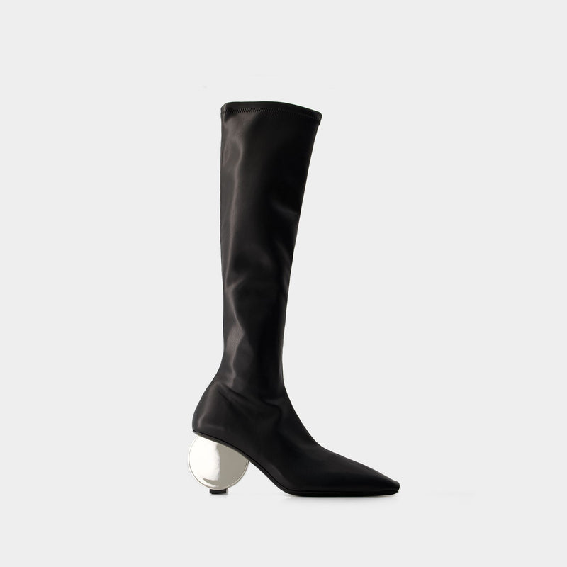 活希源 Courreges Circle Boots 植鞣皮高筒靴