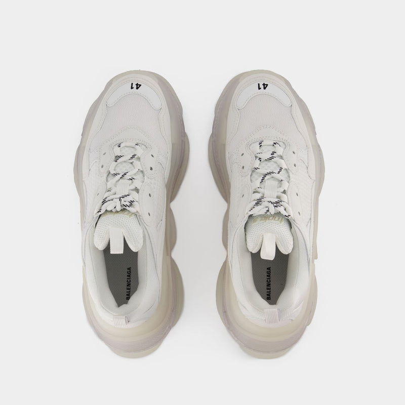 Balenciaga Triple S Clearsole 白色合成材料运动鞋