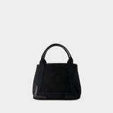 Navy S Shopper Bag - Balenciaga - Leather - Black