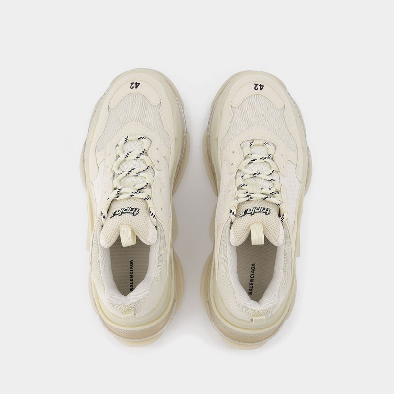 Triple S Clearsole Sneakers - Balenciaga -  Light Beige