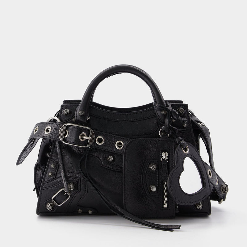 Neo Cagole Xs Crossbody - Balenciaga -  Black - Leather