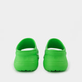 Pool Crocs Slide Rub   in Green