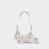 Le Cagole Sho Xs Bag - Balenciaga - Optic White - Leather