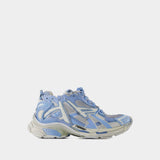 Runner Sneakers in Blue Mesh