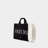PATOU 黑色棉质小号托特包