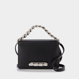 Sac Four Ring Mini in Black Leather