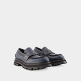 Loafers - Alexander McQueen - Leather - Anthracite