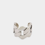 Chain Cuff Earring in Silver Coated Brass