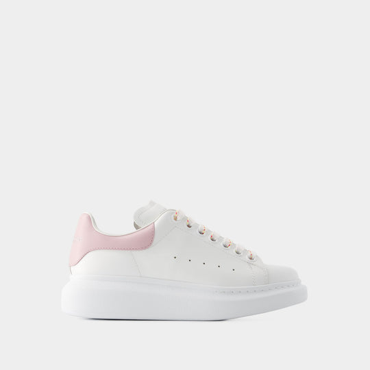 Sneakers Oversize 白色皮质白色鞋跟运动鞋