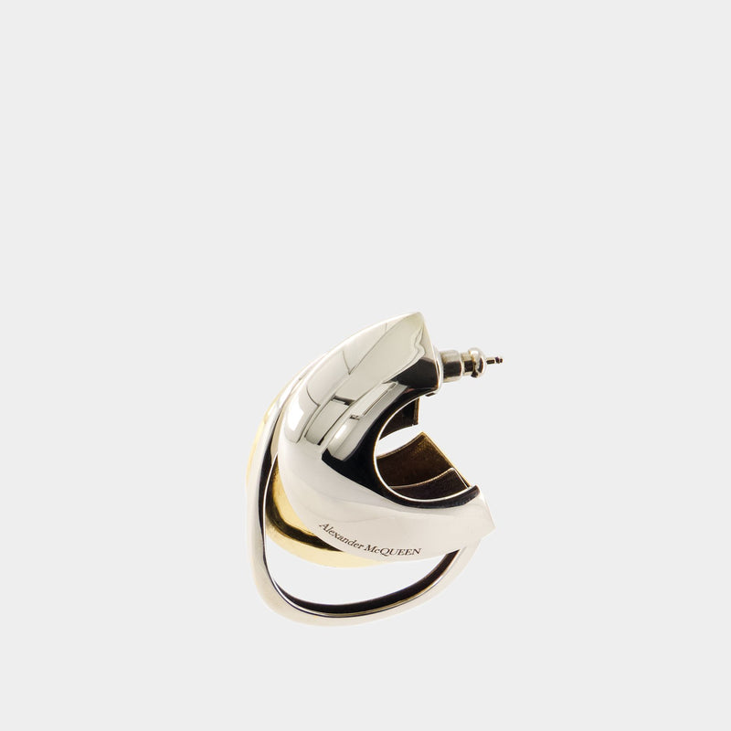 Ear cuff银色金属耳饰