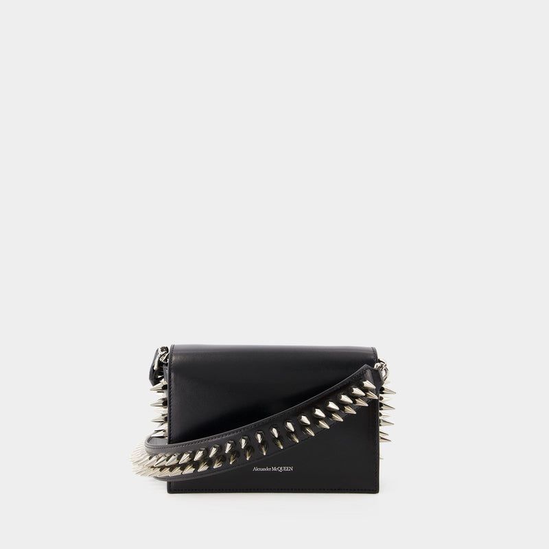 Skull crossbody bag - Alexander McQueen - Leather - Black