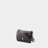 Skull crossbody bag - Alexander McQueen - Leather - Black