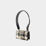 Jewell Satchel Mini Bag - Alexander McQueen - Tweed - Multi