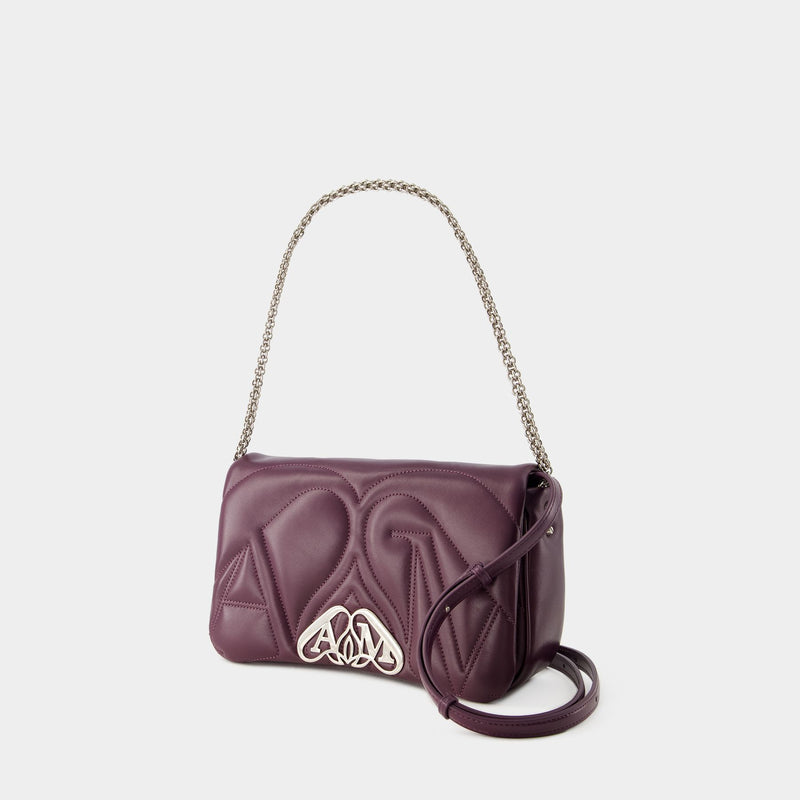 The Seal Small Bag - Alexander Mcqueen - Leather - Night Shade