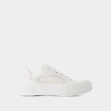 Deck Sneakers - Alexander McQueen - Calfskin - White