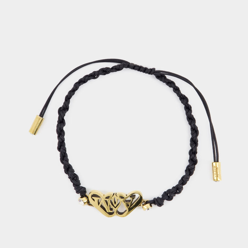 Seal Friend Bracelet - Alexander McQueen - Metal - Black