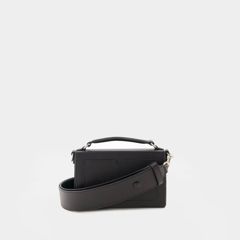 Adc Lunch Box Crossbody - AMI Paris - Leather - Black