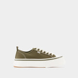 Low Top Ami 1980 Sneakers - AMI Paris - Cotton - Dark Olive