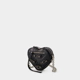 Cag Heart Mini Bag - Balenciaga - Leather - Black