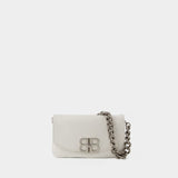 Bb Soft Flap Bag - Balenciaga - Leather - White