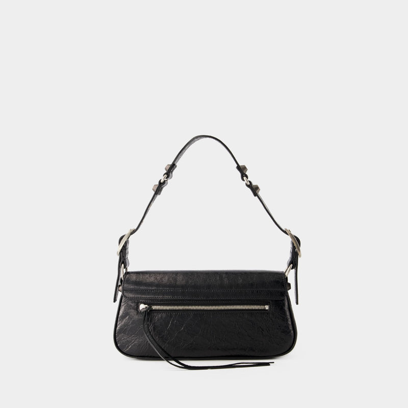 Le Cagole Sling S Shoulder Bag - Balenciaga - Leather - Black