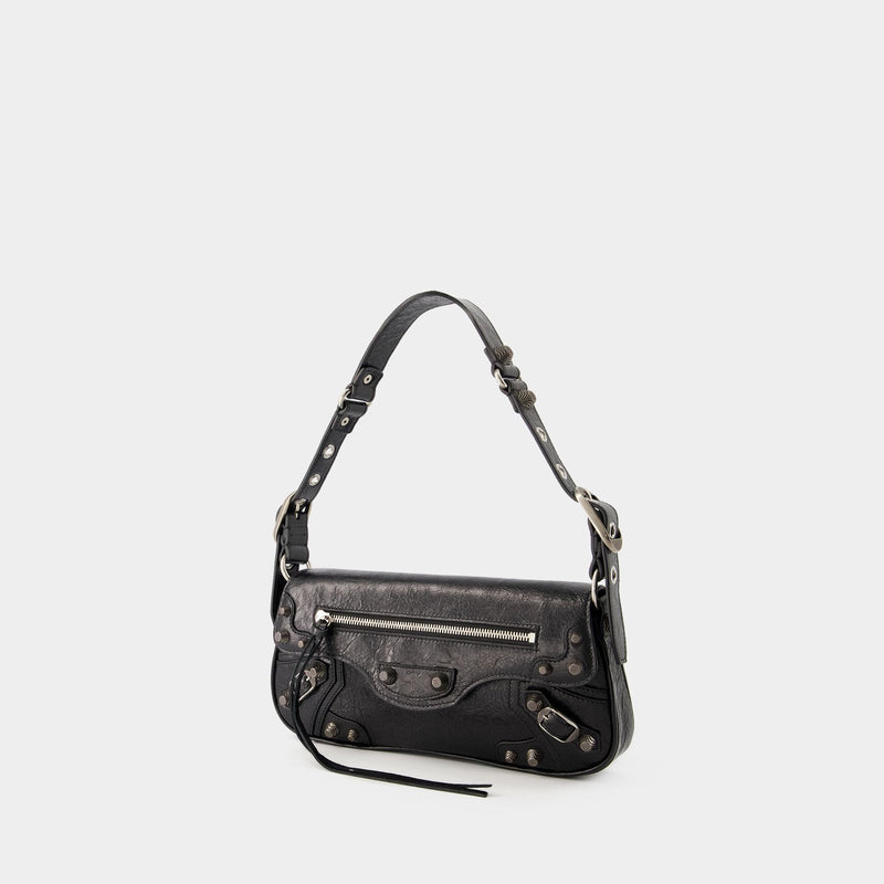 Le Cagole Sling S Shoulder Bag - Balenciaga - Leather - Black