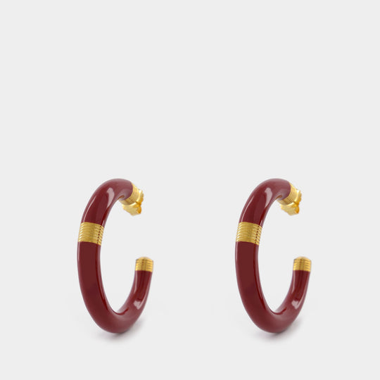 Aurelie Bidermann Katt Earrings 18K镀金耳饰