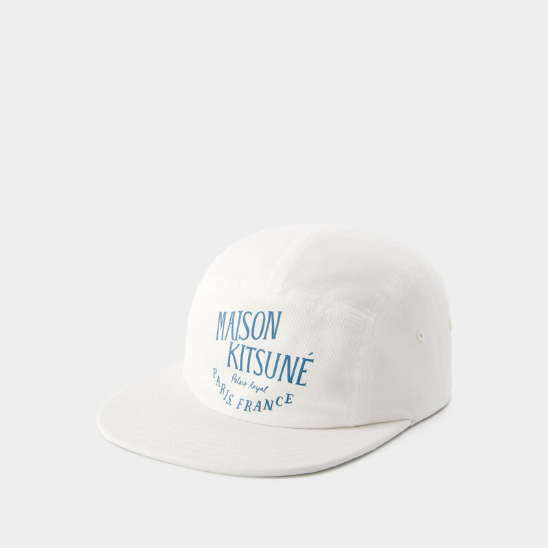 Maison Kitsune Palais Royal米色棉质棒球帽