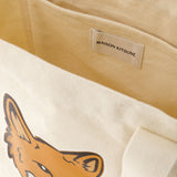 Fox Head 米色棉质托特包