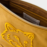 Maison Kitsune Pochette Fox Head 小狐狸印花手拿包