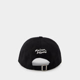 Large Fox Head 6p 黑色棉质棒球帽