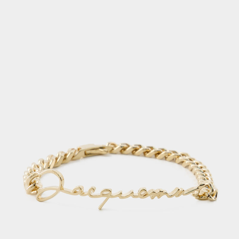 La Gourmette Bracelet - Jacquemus - Brass - Gold-tone