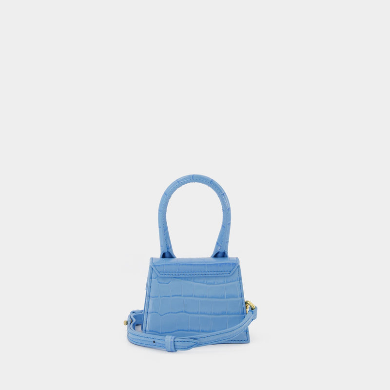 Jacquemus Le Chiquito细肩带皮质斜挎包情侣款正品