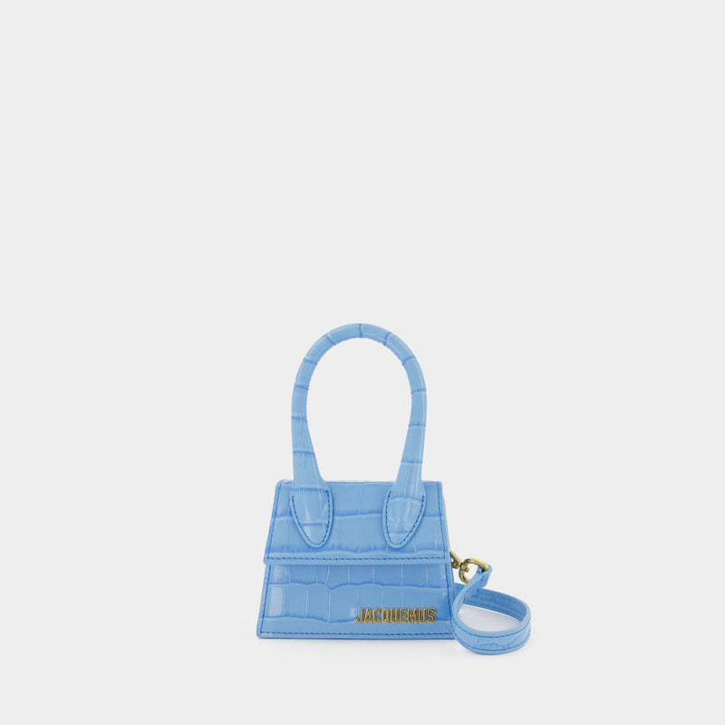 Jacquemus Le Chiquito细肩带皮质斜挎包情侣款正品