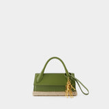 Le Chiquito Long Cordao Bag - Jacquemus -  Khaki - Leather