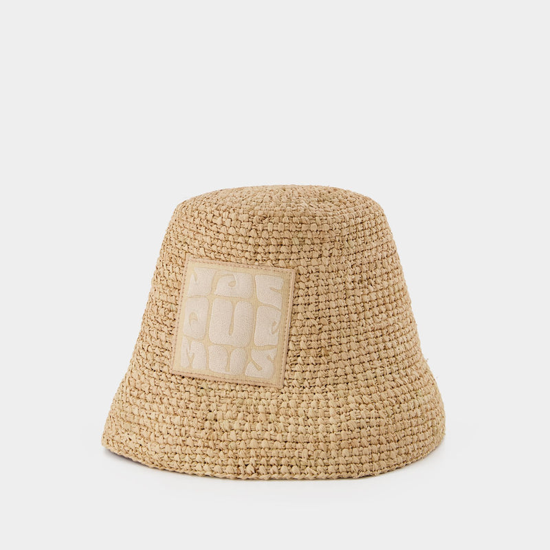 Jacquemus Ficiu Bucket Hat 编织水桶帽