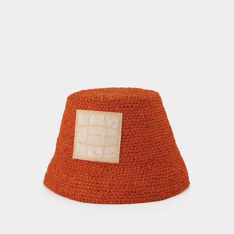 Jacquemus Ficiu Bucket Hat 编织水桶帽