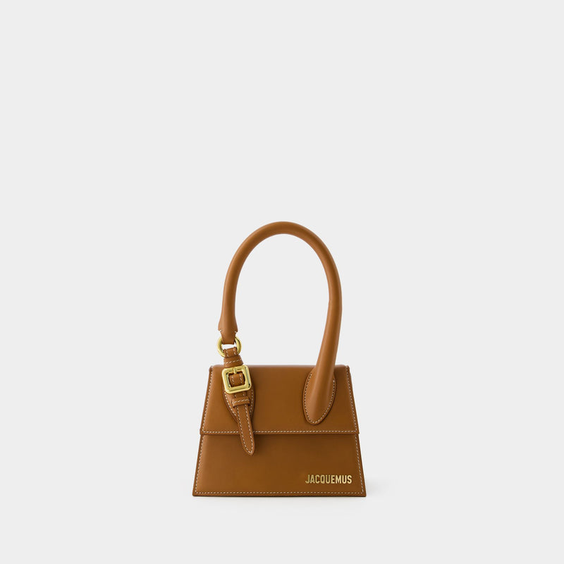 Jacquemus Le Chiquito Moyen Boucle 中号红色皮质斜挎包