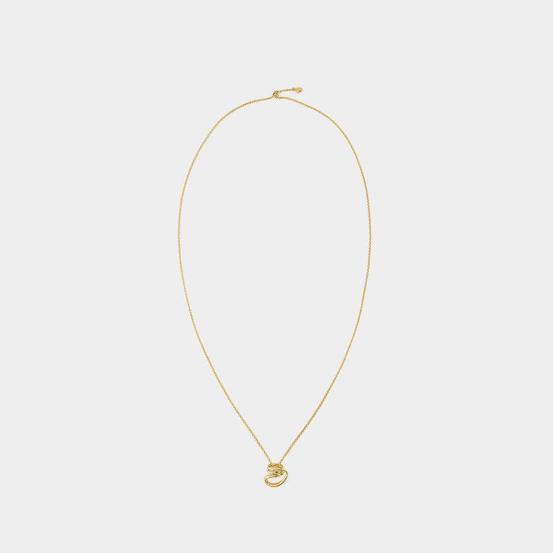Small Round Trip Pendant Necklace - Charlotte Chesnais - Vermeil - 18K