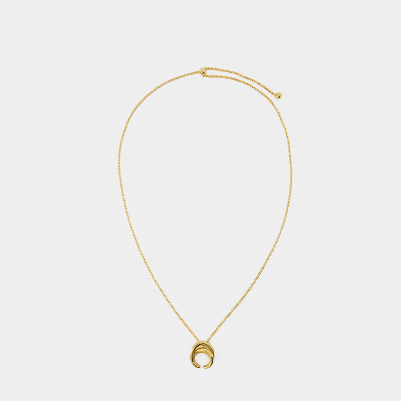 Charlotte Chesnais Initial Necklace 金银双色首字母C型项链