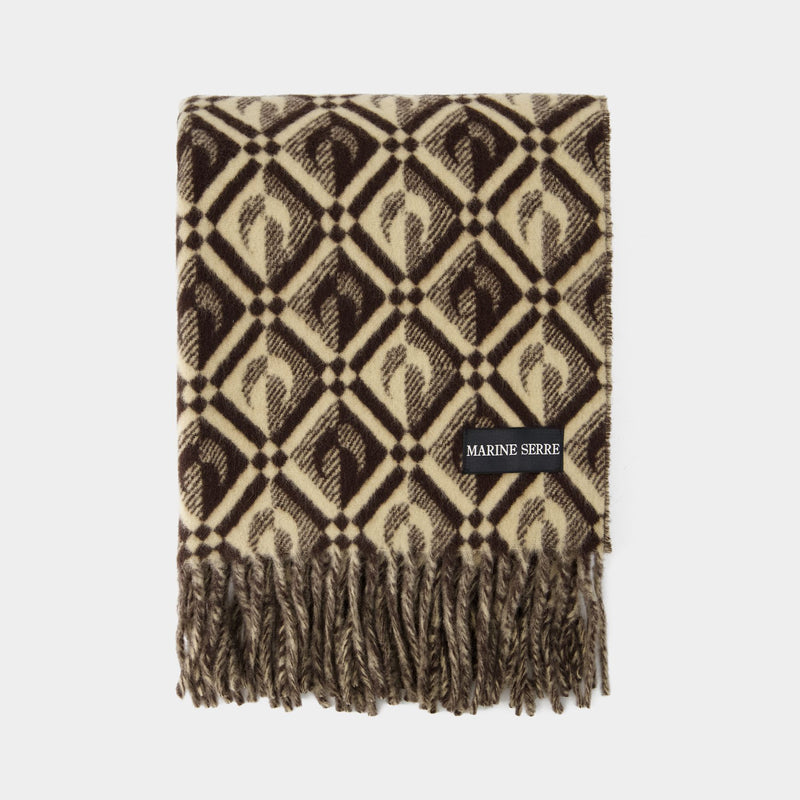 Marine Serre Virgin Scarf 羊毛围巾