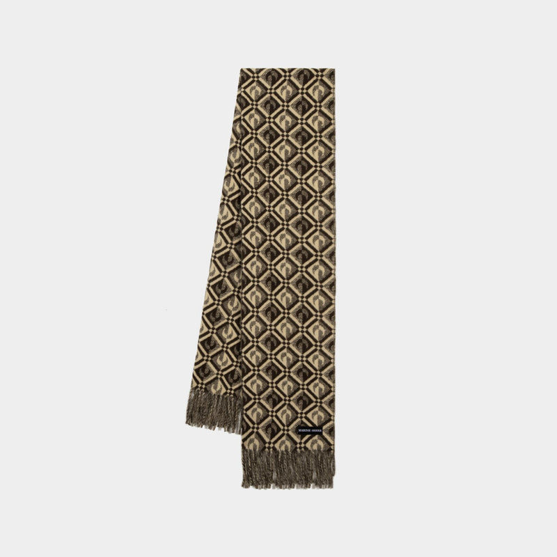 Marine Serre Virgin Scarf 羊毛围巾