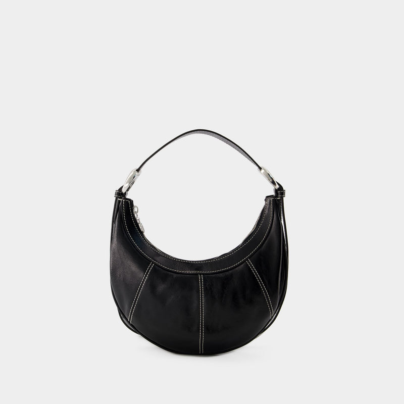 Soft Moon Crossbody - Marine Serre - Leather - Black