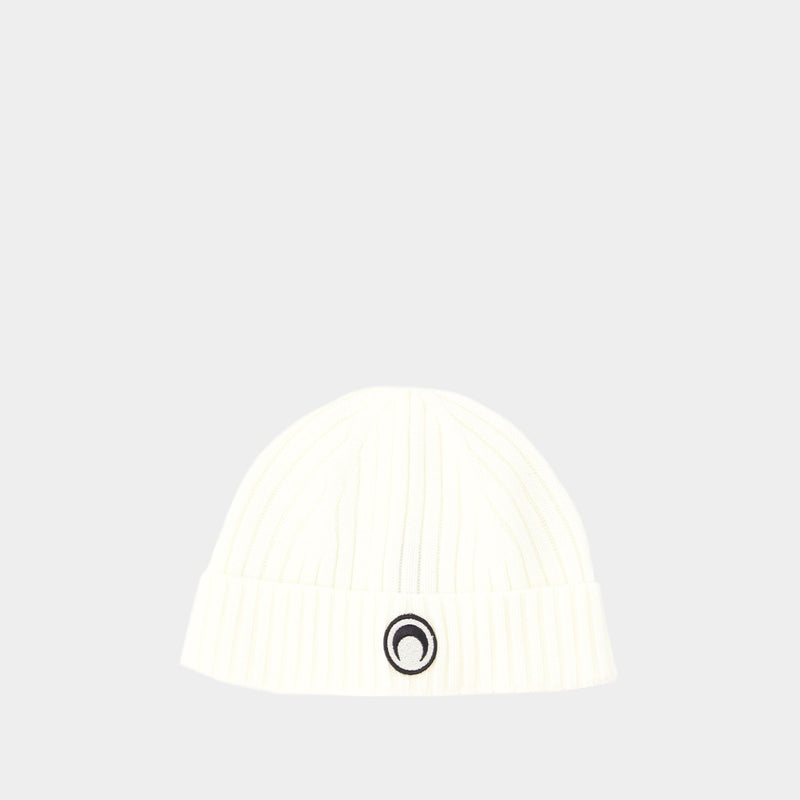 Mulesing Free Beanie - Marine Serre - Wool - White