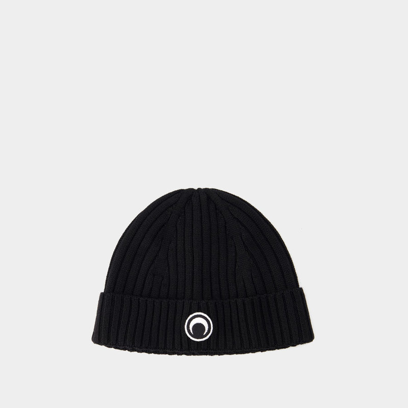 Mulesing Free Beanie - Marine Serre - Wool - Black