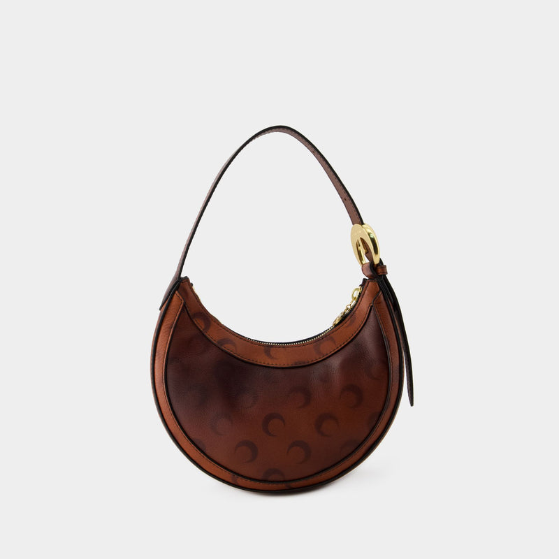 Mini Eclips Hobo Bag - Marine Serre - Leather - Brown