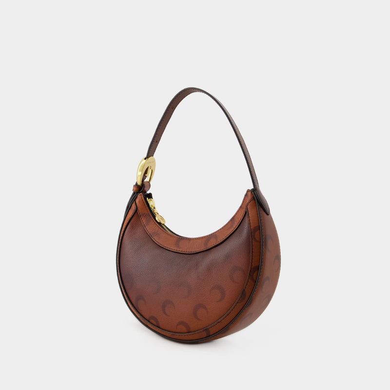 Mini Eclips Hobo Bag - Marine Serre - Leather - Brown