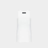 Tank Top - Marine Serre - White - Cotton