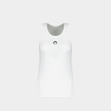 Tank Top - Marine Serre - White - Cotton